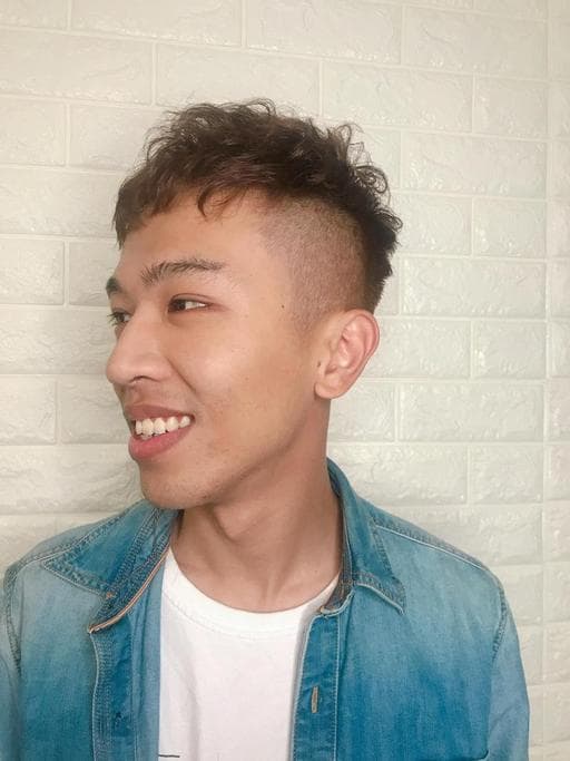 男生卷髮、男生燙染、台南剪髮