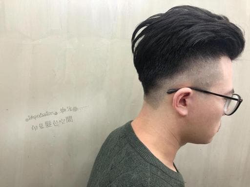 男士漸層推、台南剪髮、油頭