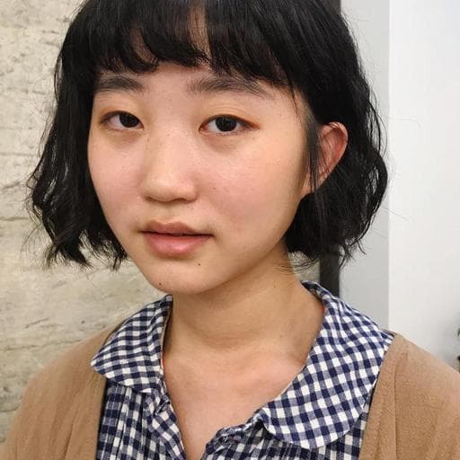 女生短髮、燙卷、質感溫塑
