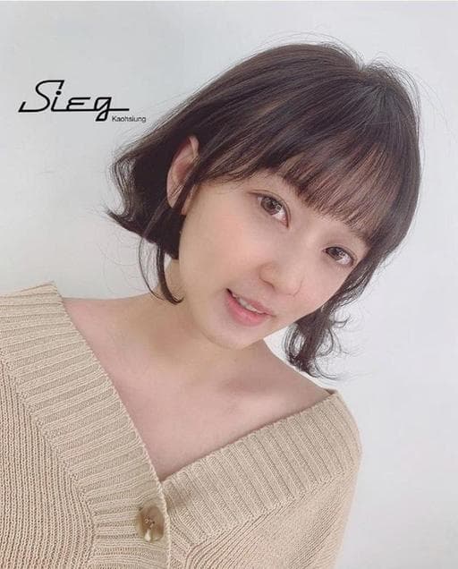 清新中短髮-(耳下肩上)、女生短卷髮-(耳下肩上)、氣質