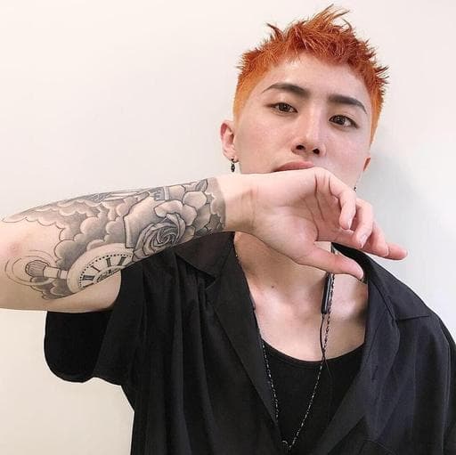 男生短髮、男生染髮、漂色