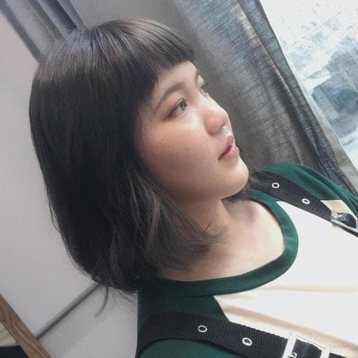 莫蘭迪髮色、女生短髮、基隆剪髮