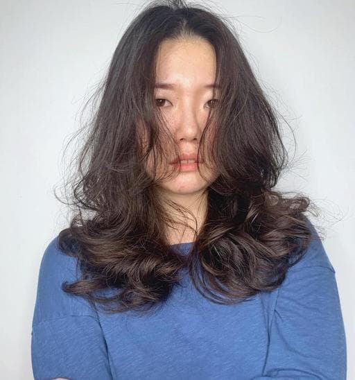 士林區燙髮、燙髮、女生長髮