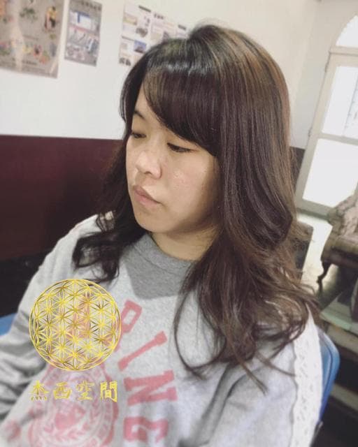 女生中長髮、浪漫大卷、時尚媽媽