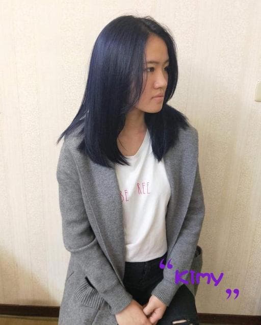 女生中長髮、女生長髮、女生染髮