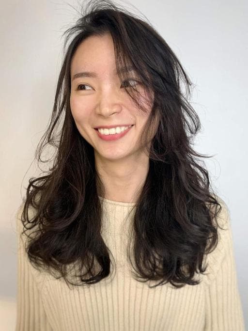 燙卷、女生長髮、女生燙髮