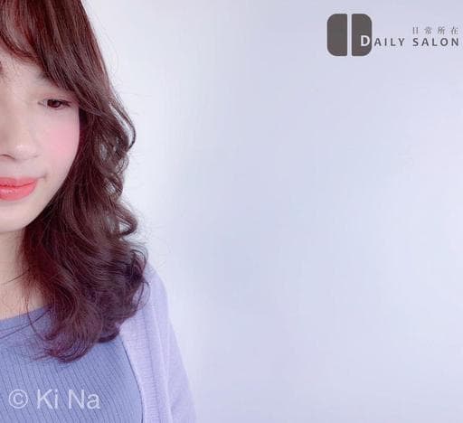 女生中長髮、高雄剪髮、泰迪熊卷髮