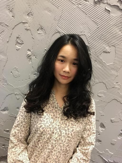 女生長髮、棕色系、新竹剪髮