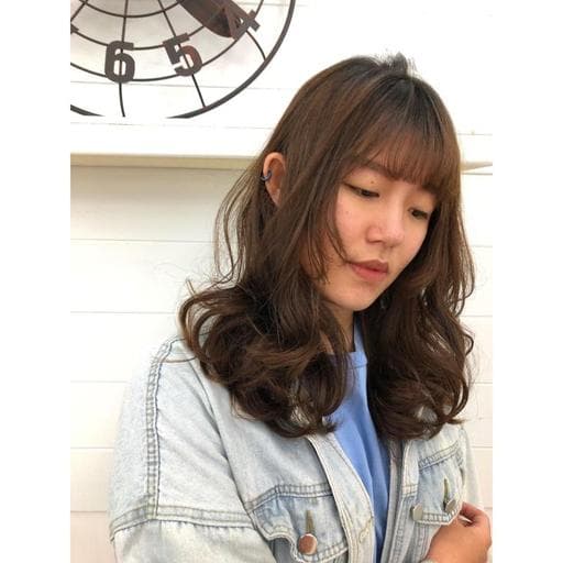 女生燙髮、女生長髮、質感溫塑