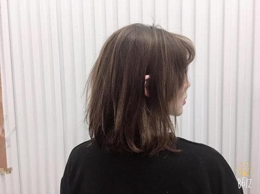 女生中長髮、女生染髮、不用漂髮