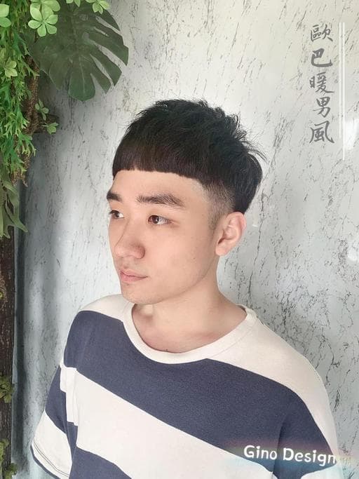 男生短髮、男生燙髮、男士漸層推