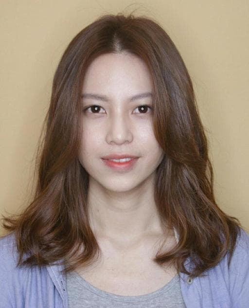 棕色系、女生長髮、清新中短髮-(耳下肩上)