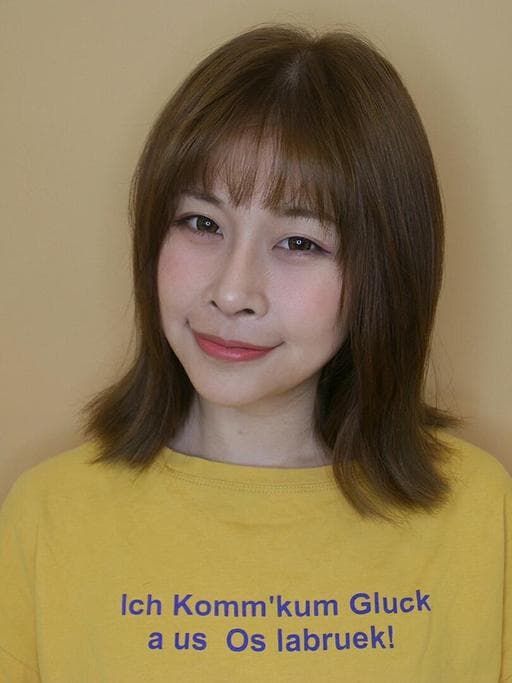 女生中長髮、女生染髮、台北剪髮