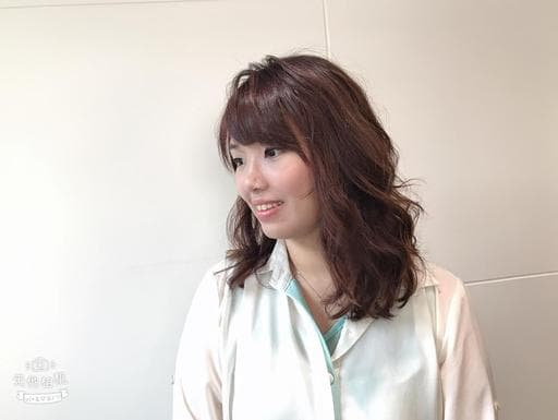 女生染燙、女生中長髮、女生燙髮