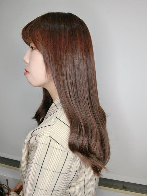 楓糖斑比色、女生長髮、冷萃咖啡髮色
