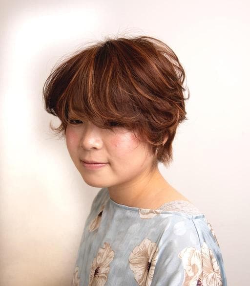 女生短髮、女生染燙、漂色