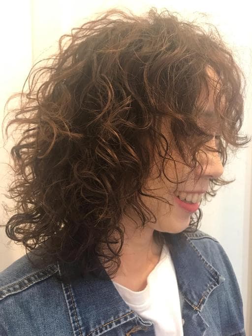女生長髮、溫塑燙、女生燙髮