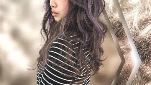 女生長髮、女生染髮、歐美挑染