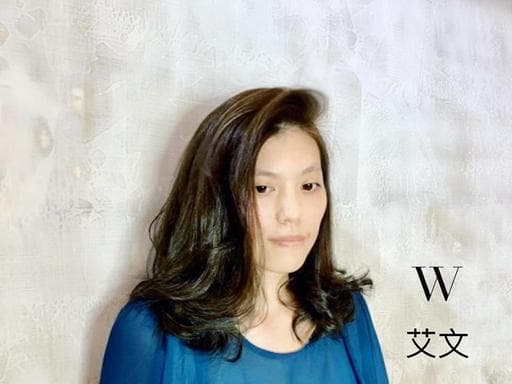 女生中長髮、溫塑燙、女生燙髮
