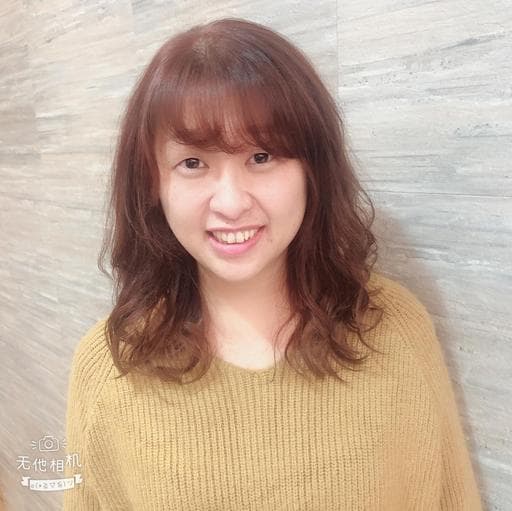 女生中長髮、溫塑燙、女生燙髮