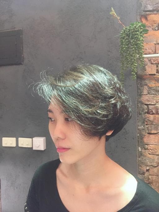 女生短髮、女生燙髮、高雄剪髮