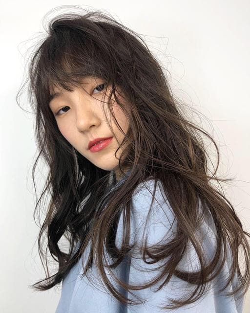 韓系、女生長髮、燙髮