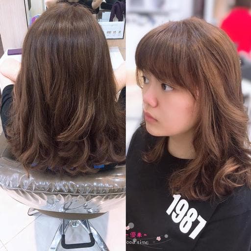 女生中長髮、漂色、女生染髮
