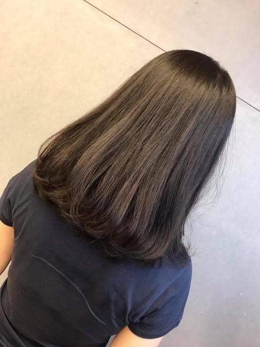 女生中長髮、溫塑燙、女生燙髮
