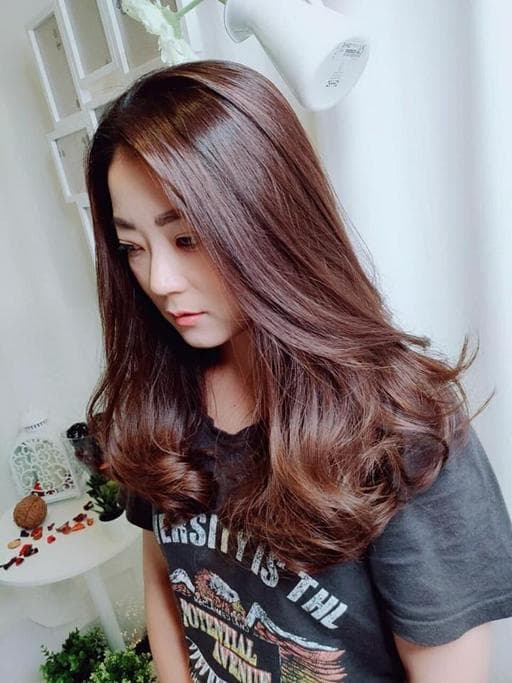 女生染燙、女生長髮、溫塑燙