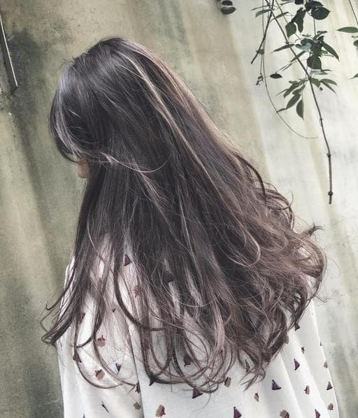 女生長髮、隱藏式挑染、台南染髮