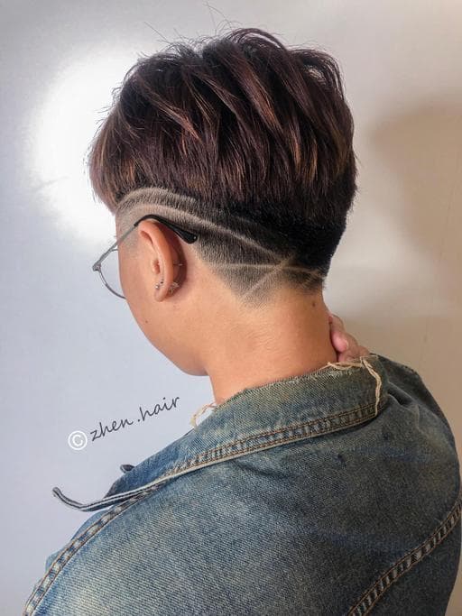 男生短髮、男孩風女生短髮、男生Undercut