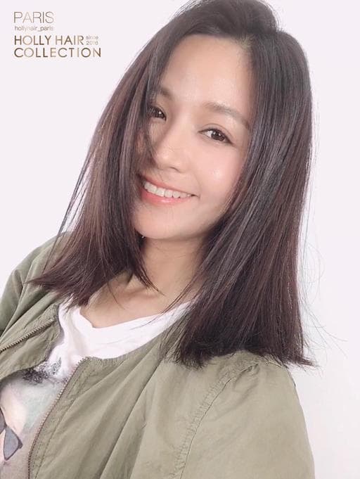 女生中長髮、棕色系、女生染髮