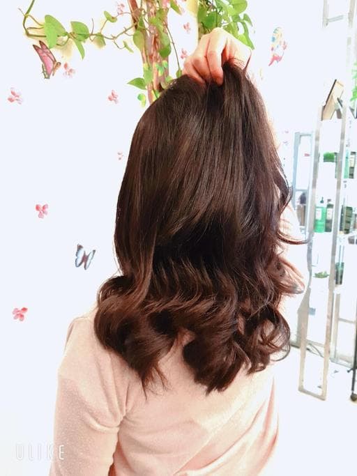 微捲、女生長髮、電棒造型