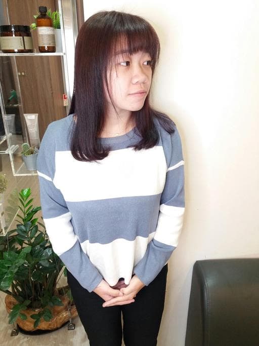 燙卷、女生染燙、霧面質感