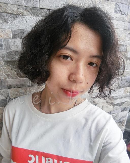 女生短髮、溫塑燙、嬉皮卷