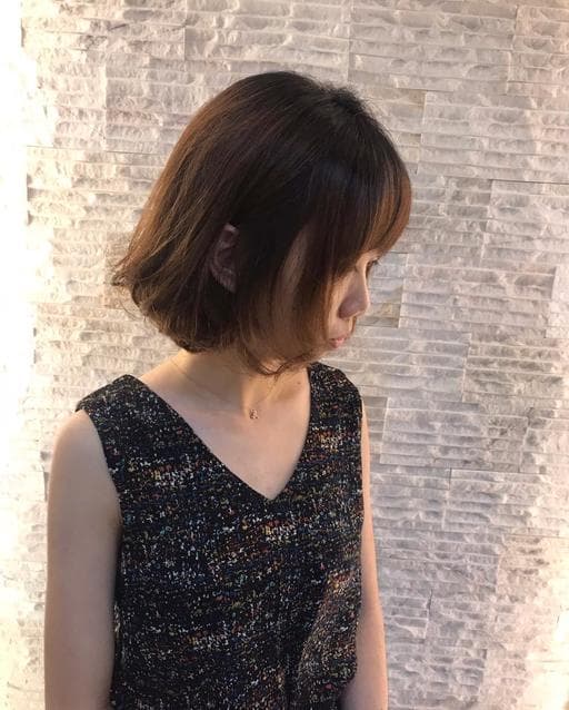 燙卷、短髮、女生染髮