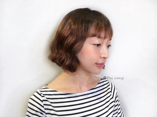 女生短髮、冷燙、女生燙髮