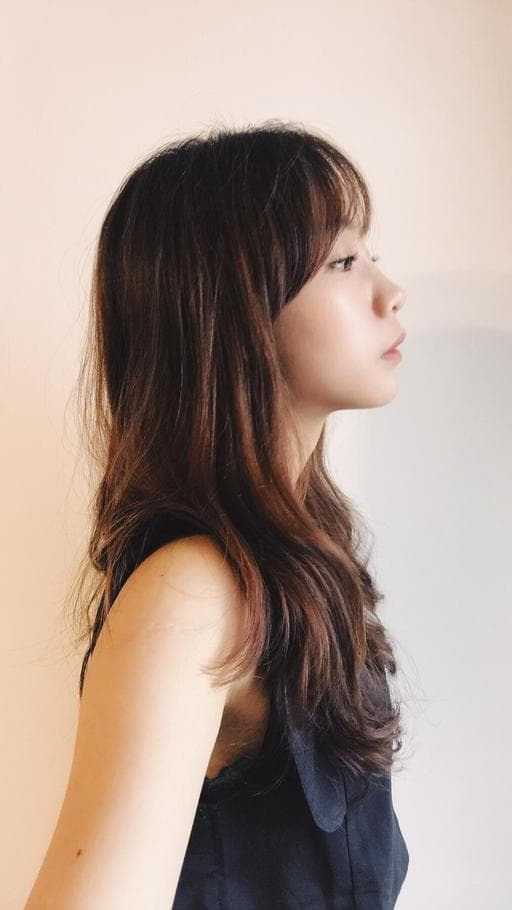 女生長髮、燙卷、燙髮