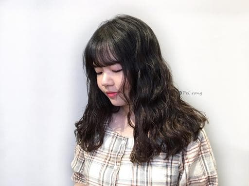 質感溫塑、女生長髮、溫塑燙