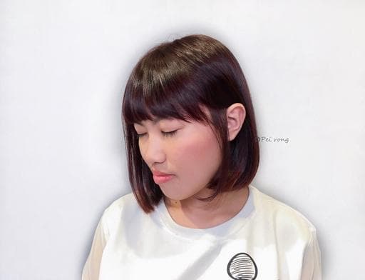 女生短髮、設計染、染髮