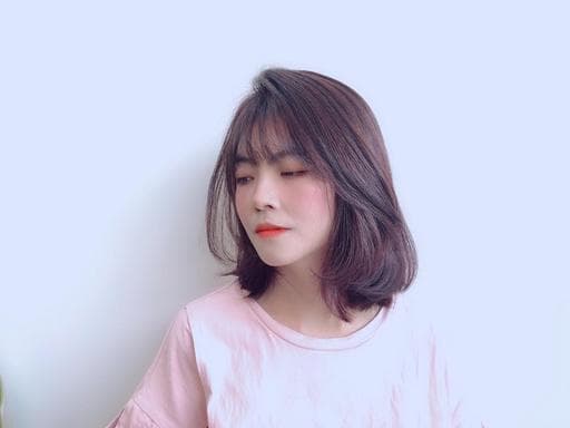 女生中長髮、女生染燙、溫塑燙