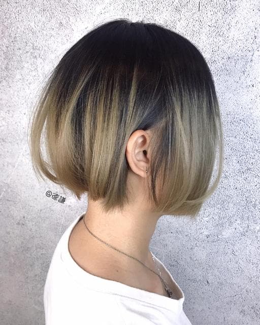女生短髮、漂色、日系