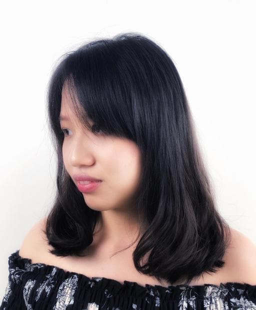 女生中長髮、長鮑伯、冷燙