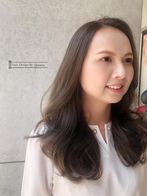 女生長髮、女生染髮、不用漂髮
