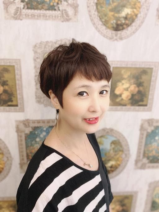 女生短髮、女生染髮、不用漂髮