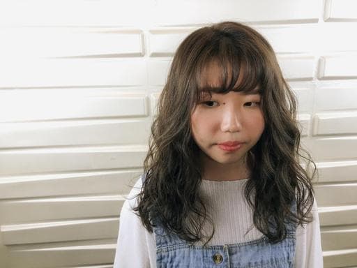 女生中長髮、染髮、女生染髮