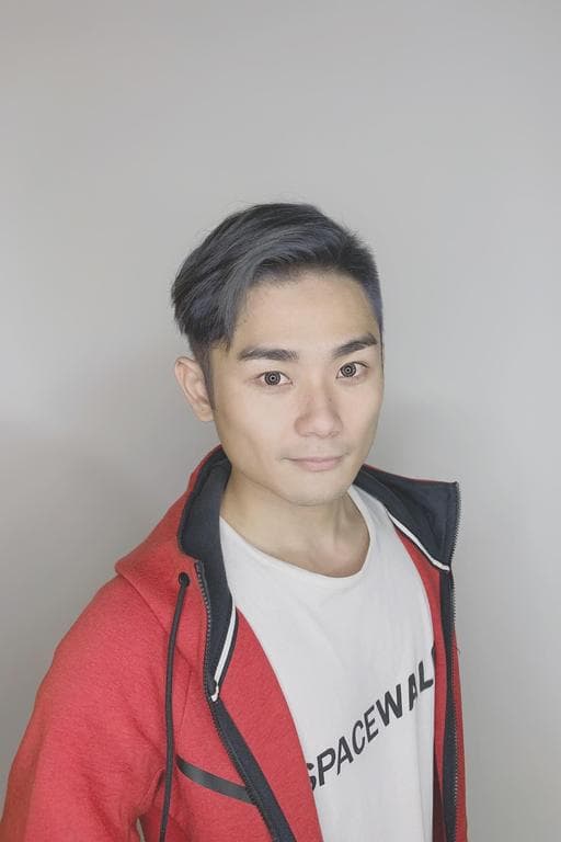 染髮、男生短髮、灰色系