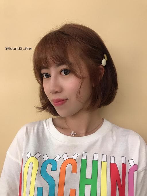 女生短髮、女生染髮、電棒造型
