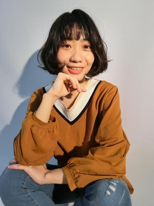女生短髮、女生燙髮、溫塑燙