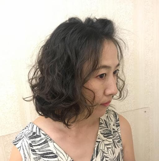 女生燙髮、溫塑燙、燙髮